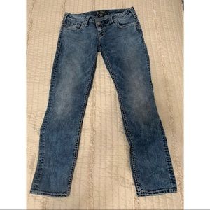 Silver Aiko Skinny Jeans